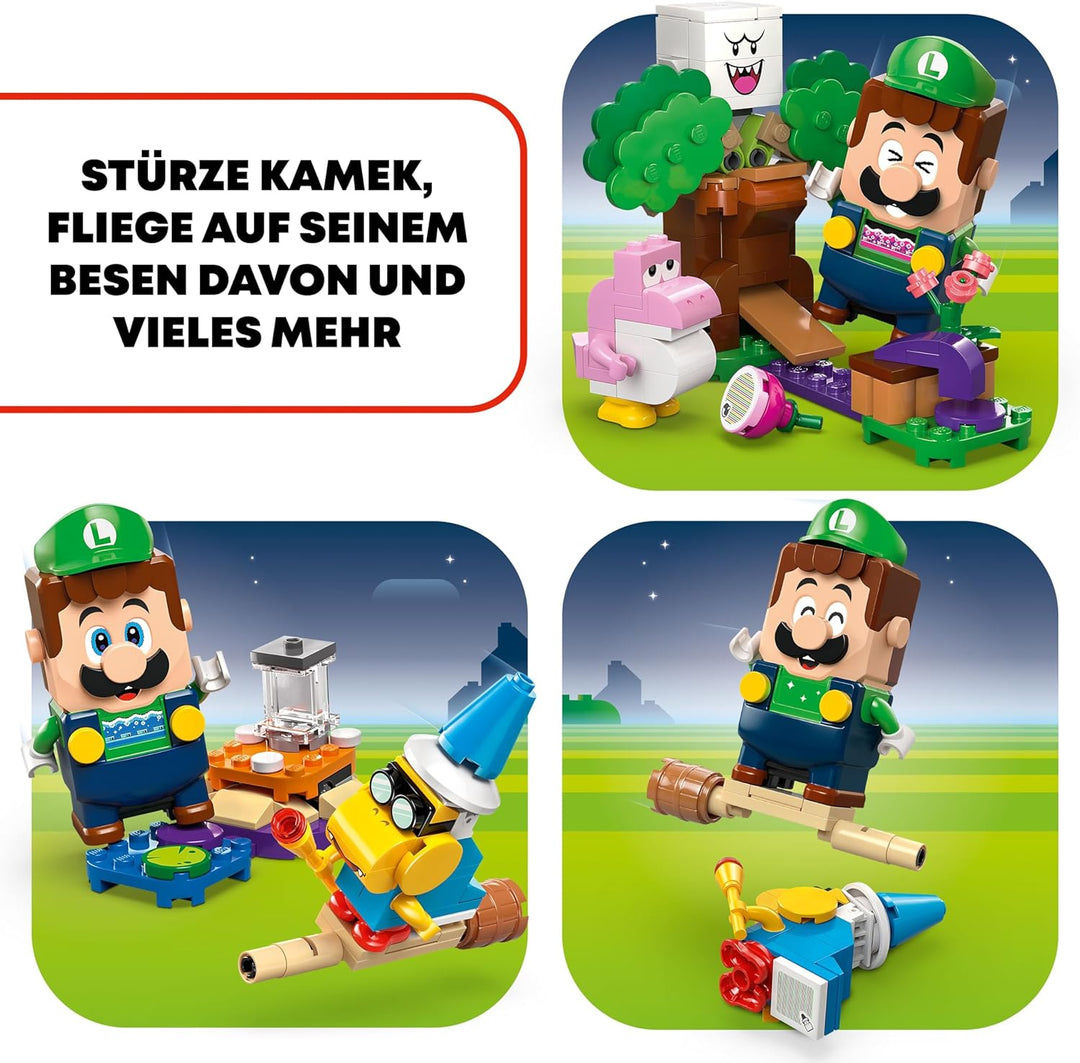 LEGO Super Mario Abenteuer mit dem interaktiven Luigi, Nintendo Geschenk für Jungen, Mädchen und Gam