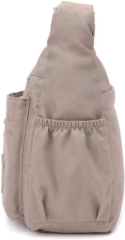 MINTEGRA Umhängetasche für Damen, Nylon, wasserdicht, Schultertasche, Messenger-Tasche, leicht, Pock