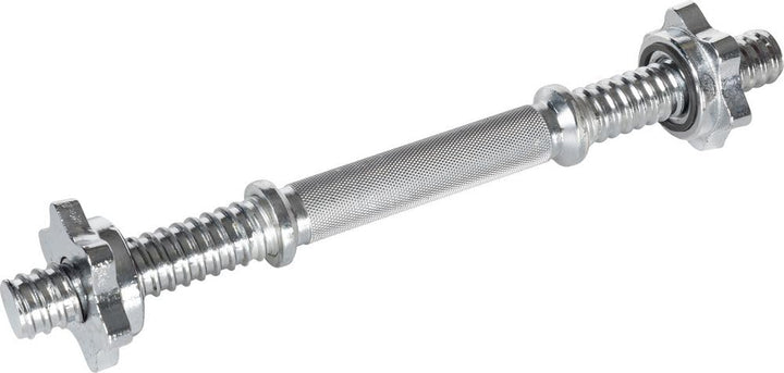 Bodyline Chrom-Lenkerstange mit Ringmutter für Gusseisenscheiben — Länge 33 cm — Durchmesser 25 mm —