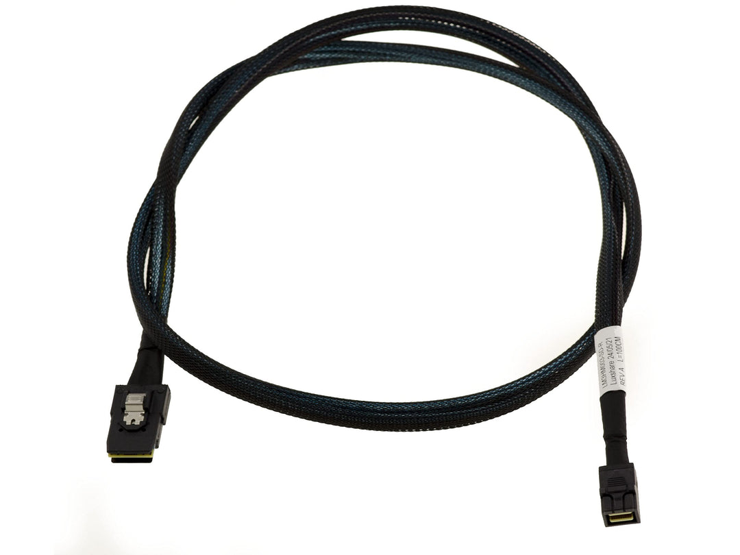 KALEA-INFORMATIQUE SATA SAS NVMe Kabel MiniSAS SFF-8087 zu SFF-8643 Länge 100cm. SFF8087 6G SFF8643