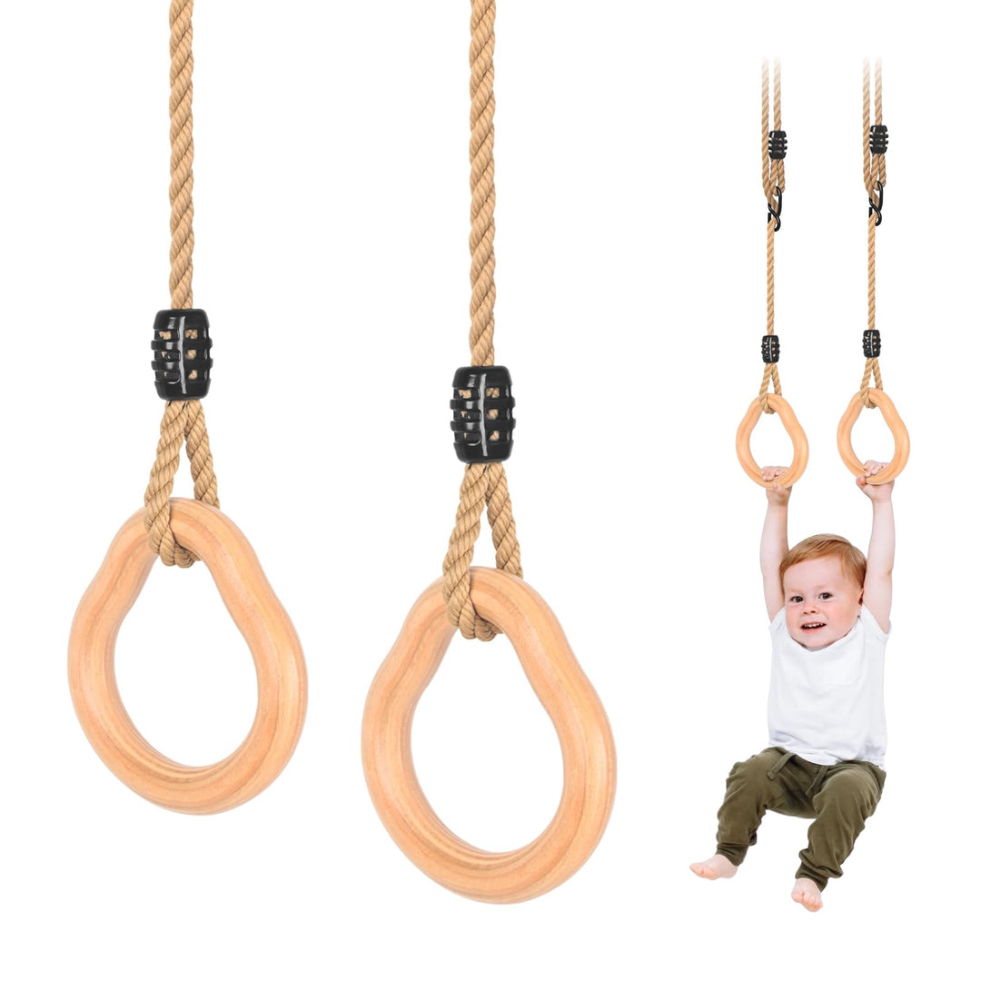 Trapez Schaukel, Trapez Schaukel Outdoor mit Ringe Multifunktions Schaukel Trapez Kinder mit Verstel