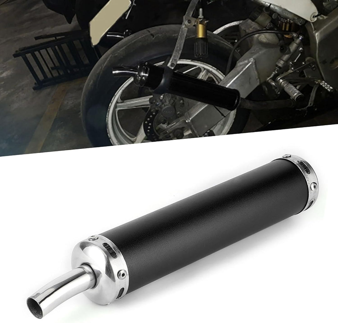 motorrad moped Auspuff Schalldämpfer Rohr für Motorräder, 2 takt Auspuff Schalldämpfer für notstroma