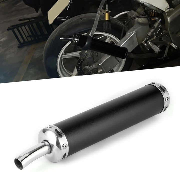 motorrad moped Auspuff Schalldämpfer Rohr für Motorräder, 2 takt Auspuff Schalldämpfer für notstroma