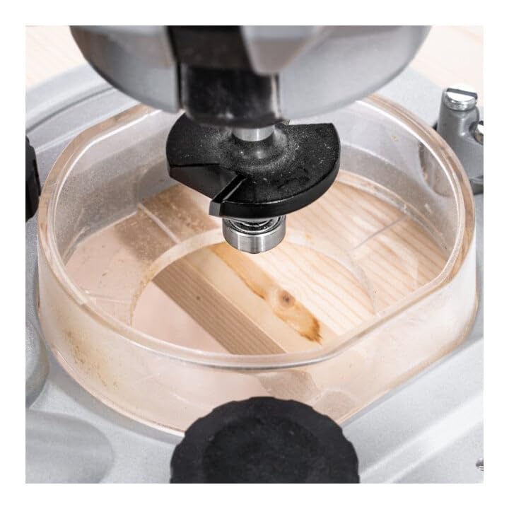 STIER Rand- und Kantenfräser Set, 6-teilig, 8 mm Schaft, Oberfräsen Fräser Set, Fräser für Oberfräse