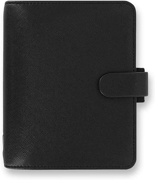 Filofax 22468 Saffiano Organiser, schwarz, schwarz