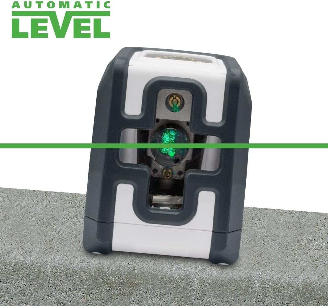 Laserliner Kreuz-Linienlaser, SmartCross-Laser GX Work Set, Grüner Laser mit 45 cm Stativ, für Innen