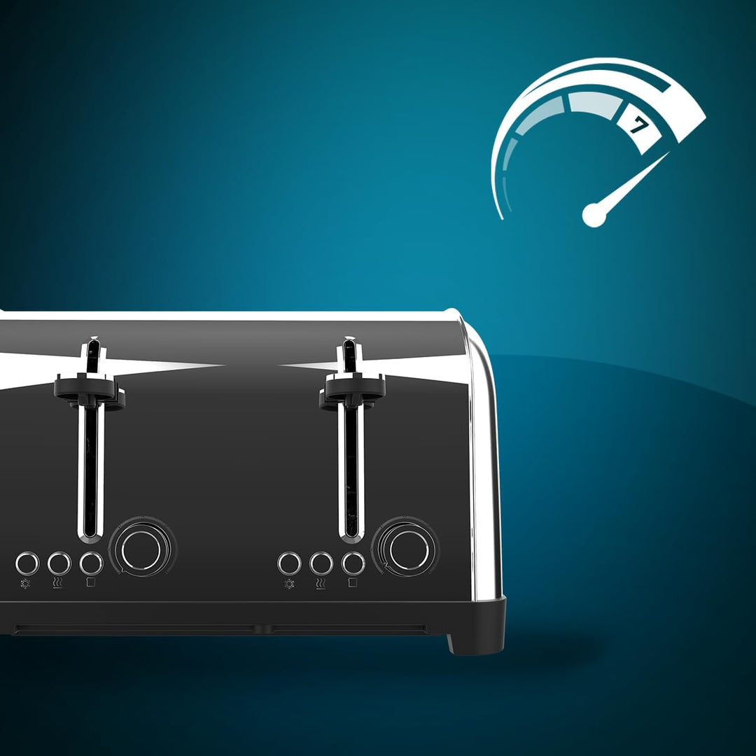 Cecotec Vertikaler Toaster 4 Kurze Schlitze Toastin&