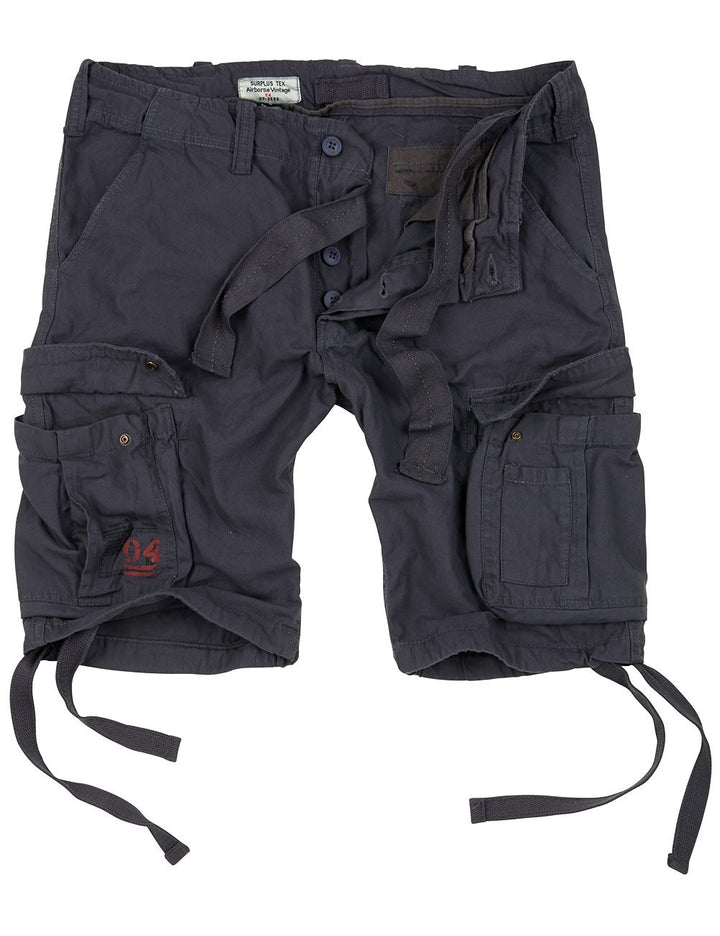 Surplus Raw Vintage Airborne Vintage Herren Cargo Shorts M Anthrazit, M Anthrazit