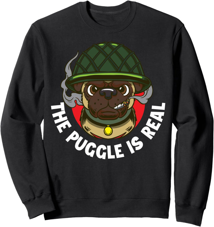 The Puggle Is Real Mops Sweatshirt