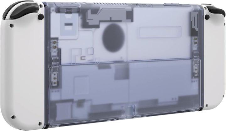 eXtremeRate Rückeite Konsole Case für Switch OLED, Custom DIY-Ersatz Hülle Rückgehäuse mit Ständer E