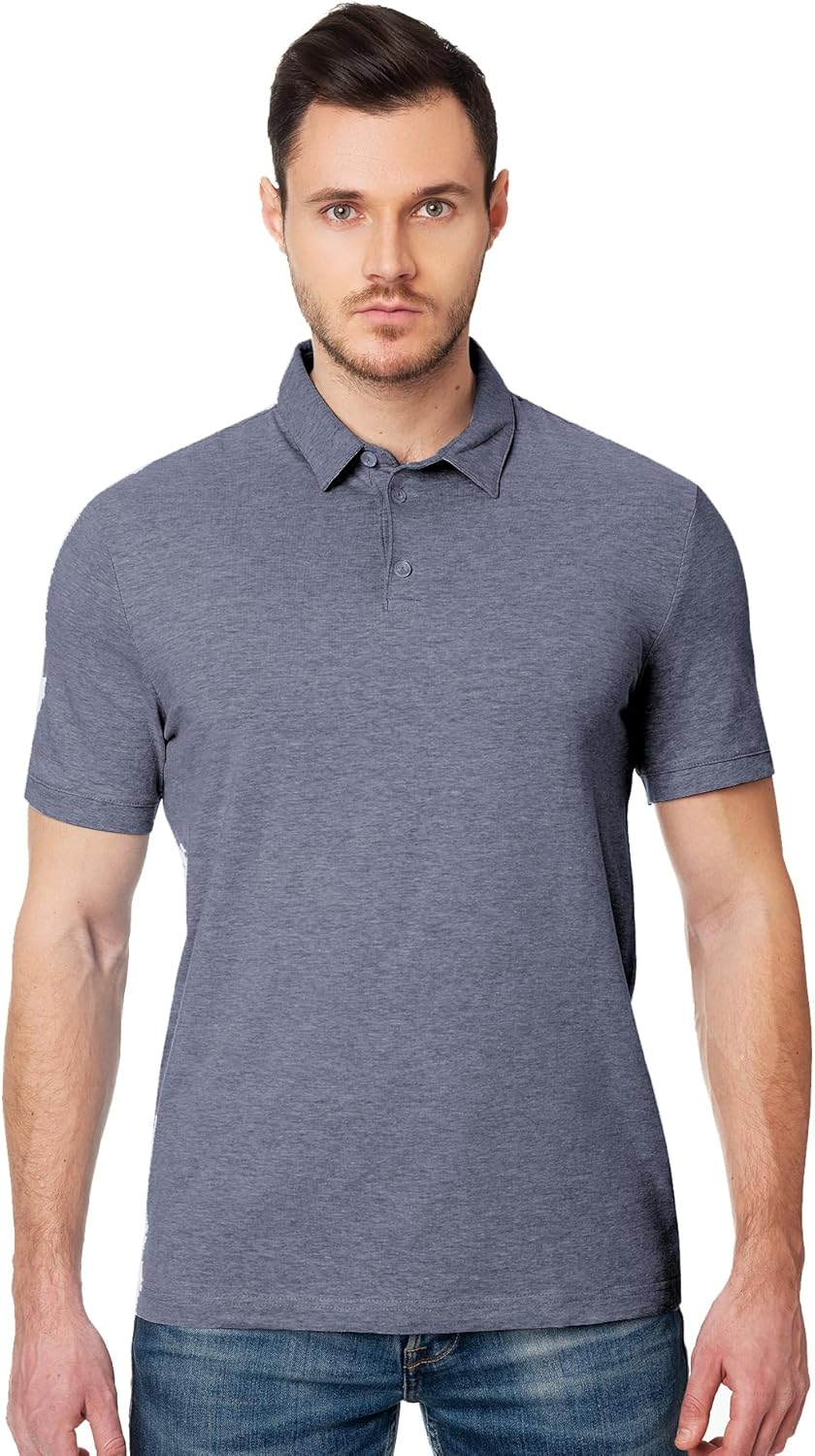 SwissWell Polo Shirts Herren Kurzarm Golf Tennis Atmungsaktives Outdoor Sommer Sports Poloshirt mit