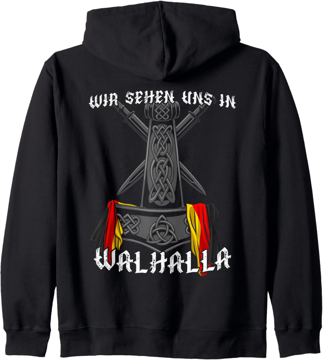 Wir sehen uns in WALHALLA Kapuzenjacke