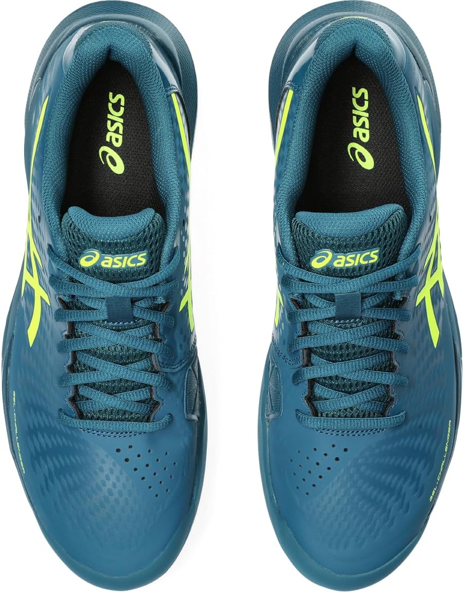 ASICS Gel-Challenger 14 Indoor 41.5 EU Restful Teal Safety Yellow, 41.5 EU Restful Teal Safety Yello