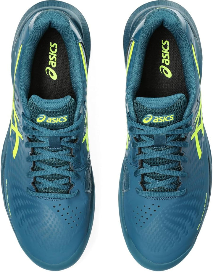 ASICS Gel-Challenger 14 Indoor 41.5 EU Restful Teal Safety Yellow, 41.5 EU Restful Teal Safety Yello
