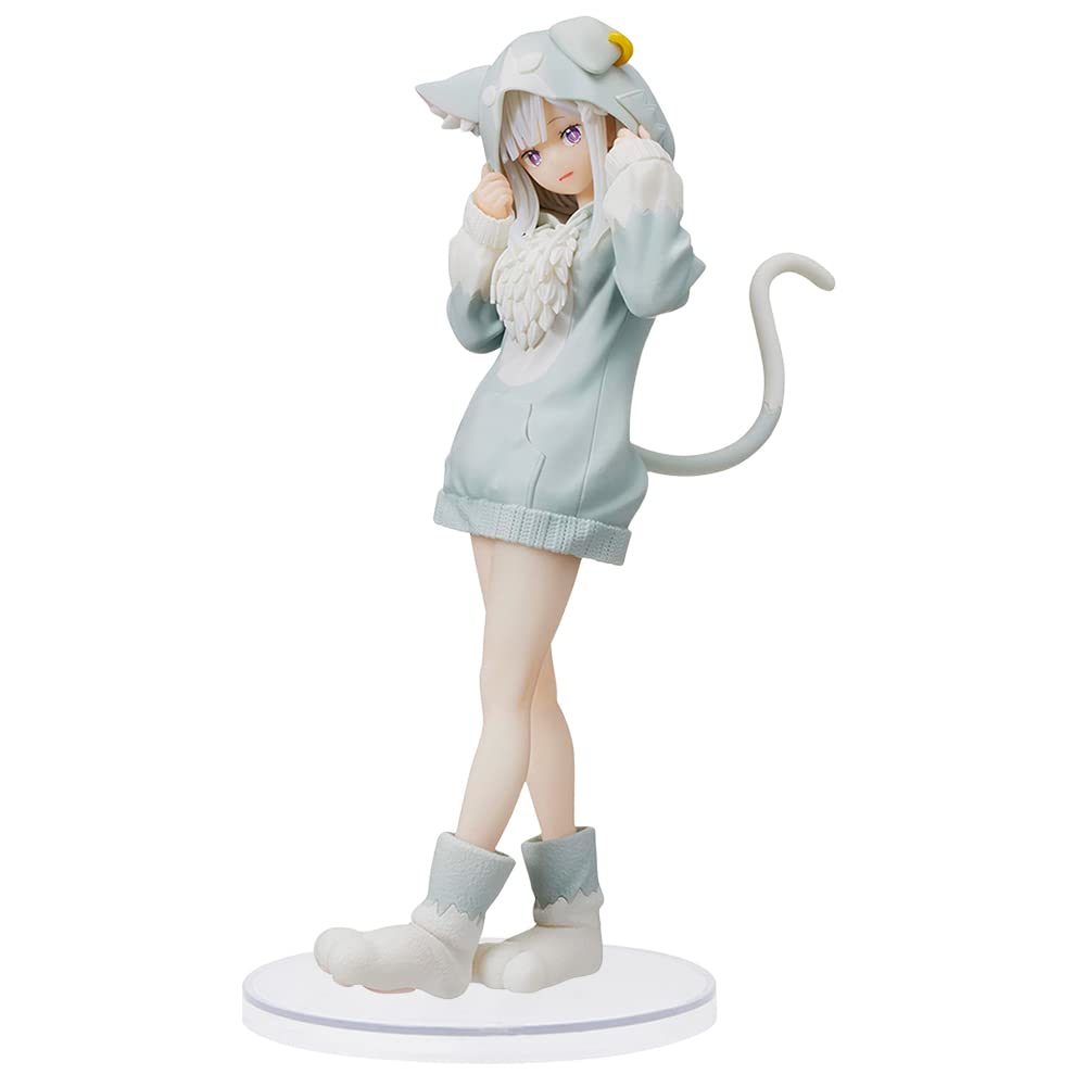 IOSCDH Emili-a Figuren Statue,Re Zero Figuren- Starting Life in Another World, Anime Figuren, 8.2inc