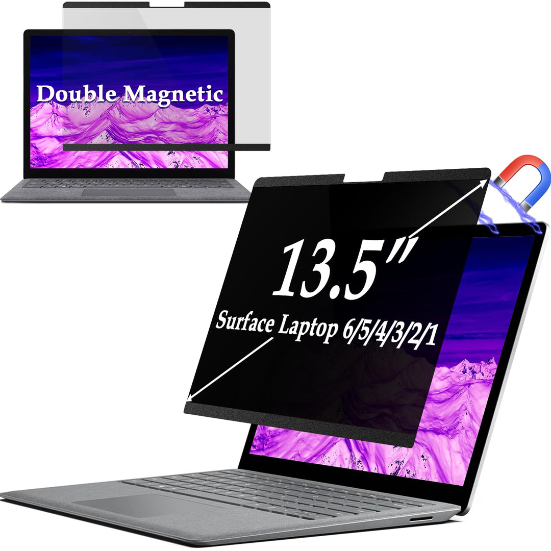 IPROKKO Magnetischer Blickschutzfilter für Microsoft Surface Laptop 5/4/3/2/1-13,5 Zoll, Abnehmbar B