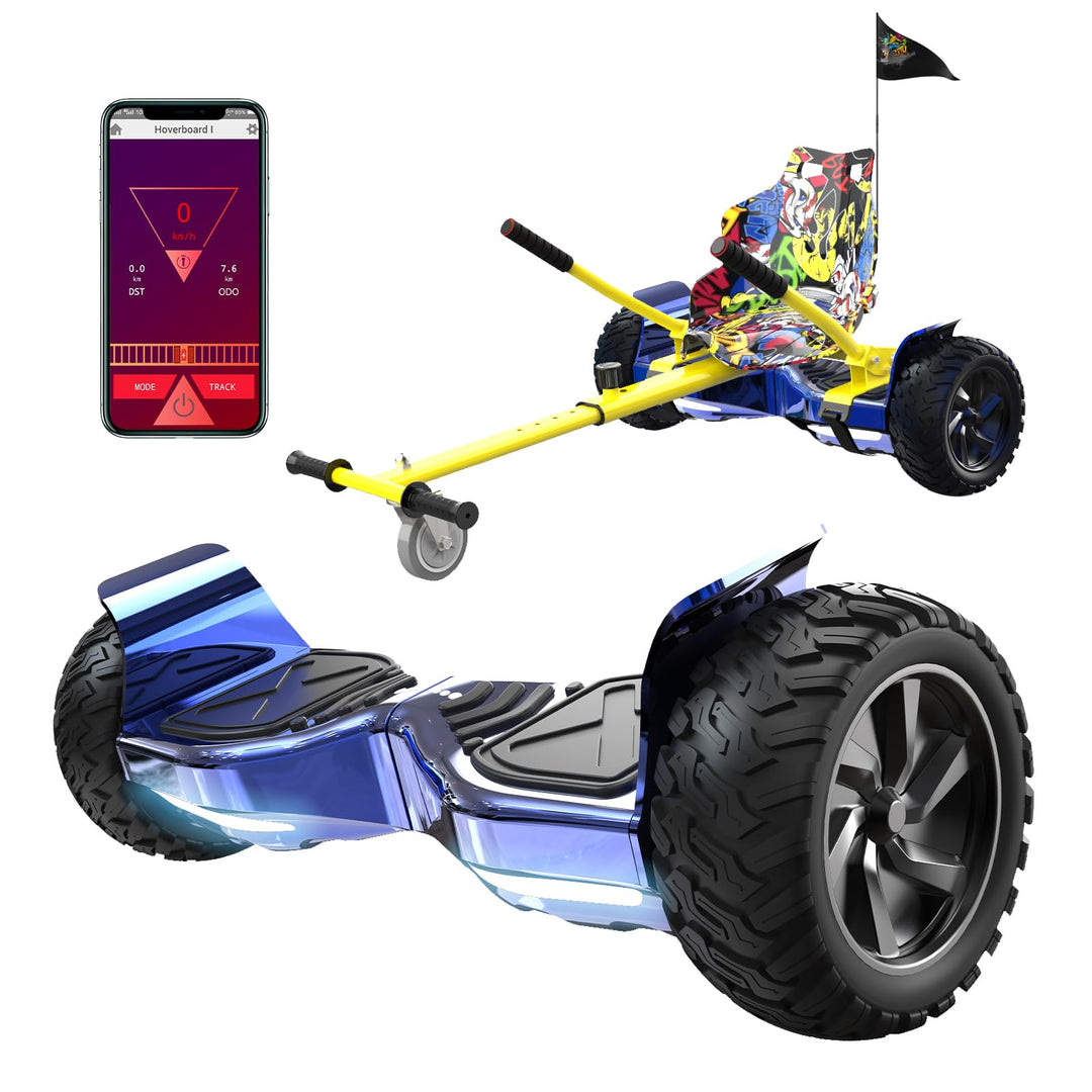 RCB Hoverboards SUV mit Sitz Hoverboards Off-Road, App-fähige Bluetooth Hoverboards, 8,5 '' Hummer +