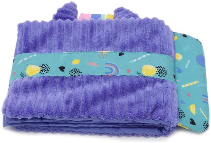 Les Déglingos 31834 Fotoalbum "Kiprokos das Zebra", 10 Hüllen, Füllung aus Recyceltem Polyester, Vio