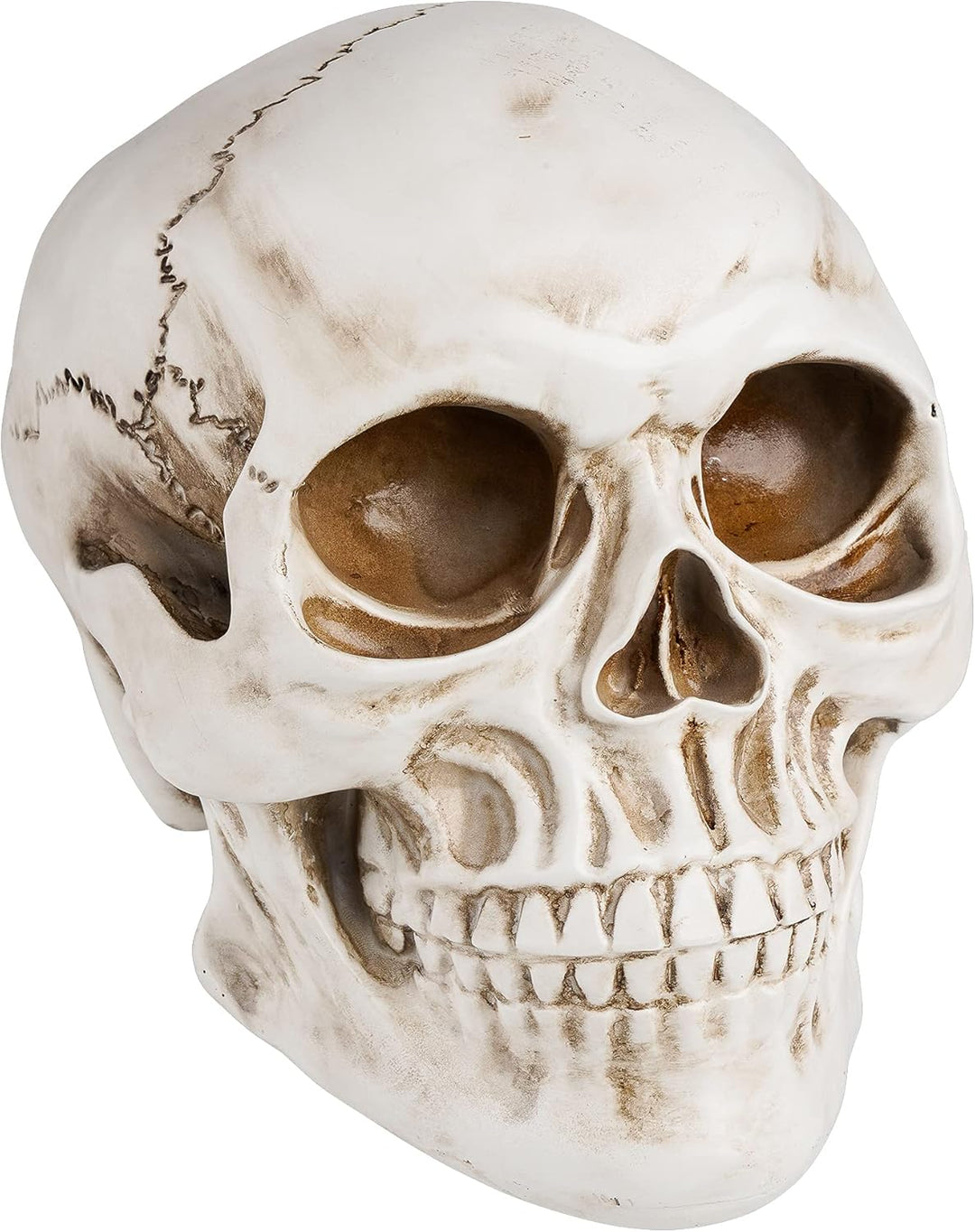 CRAZY HEADS white Skull Totenkopf Kopfhörerständer Headset Halter Ständer Skull Totenschädel