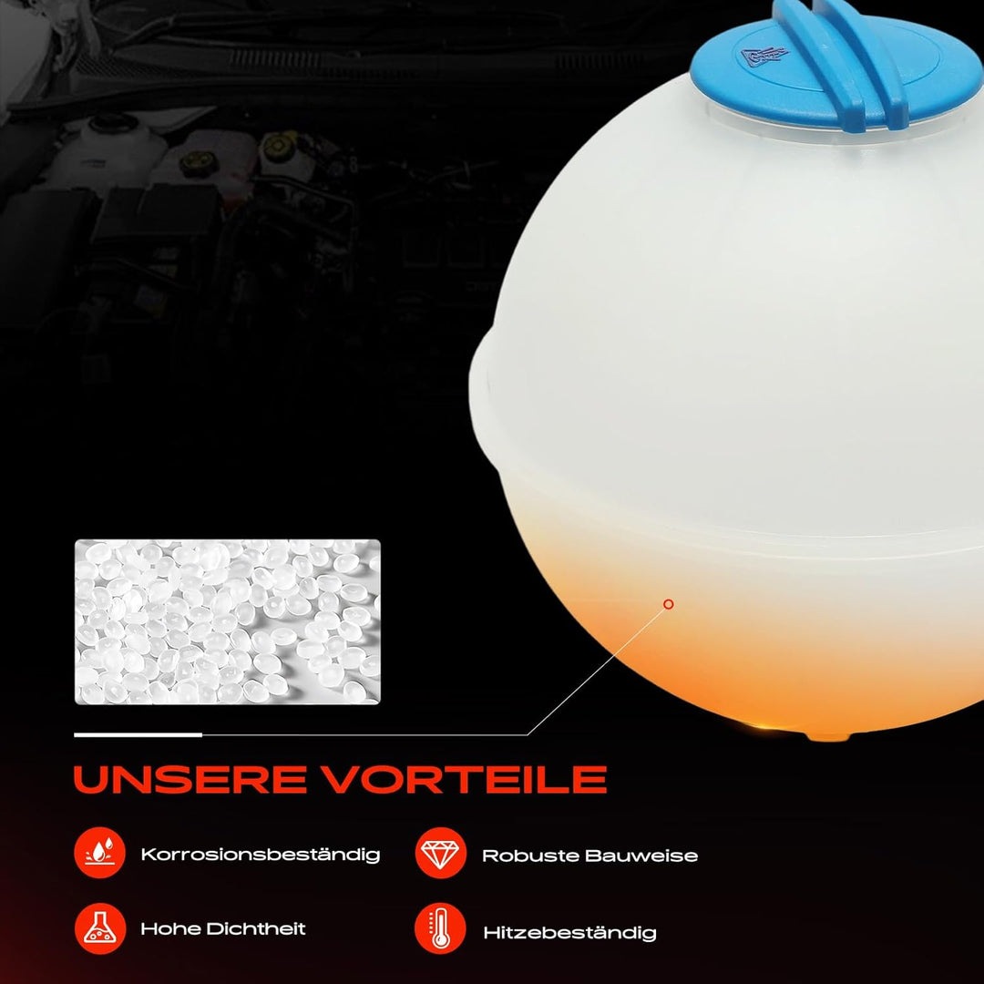 Frankberg Ausgleichsbehälter Kühlmittel Mit Sensor Kompatibel mit Sprinter 3-T 3,5-T 4,6-T 5-T 906 C