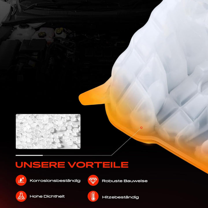 Frankberg Ausgleichsbehälter Kühlmittelbehälter mit Sensor für X250 CC9_ XF 2010-2015 C2Z29118