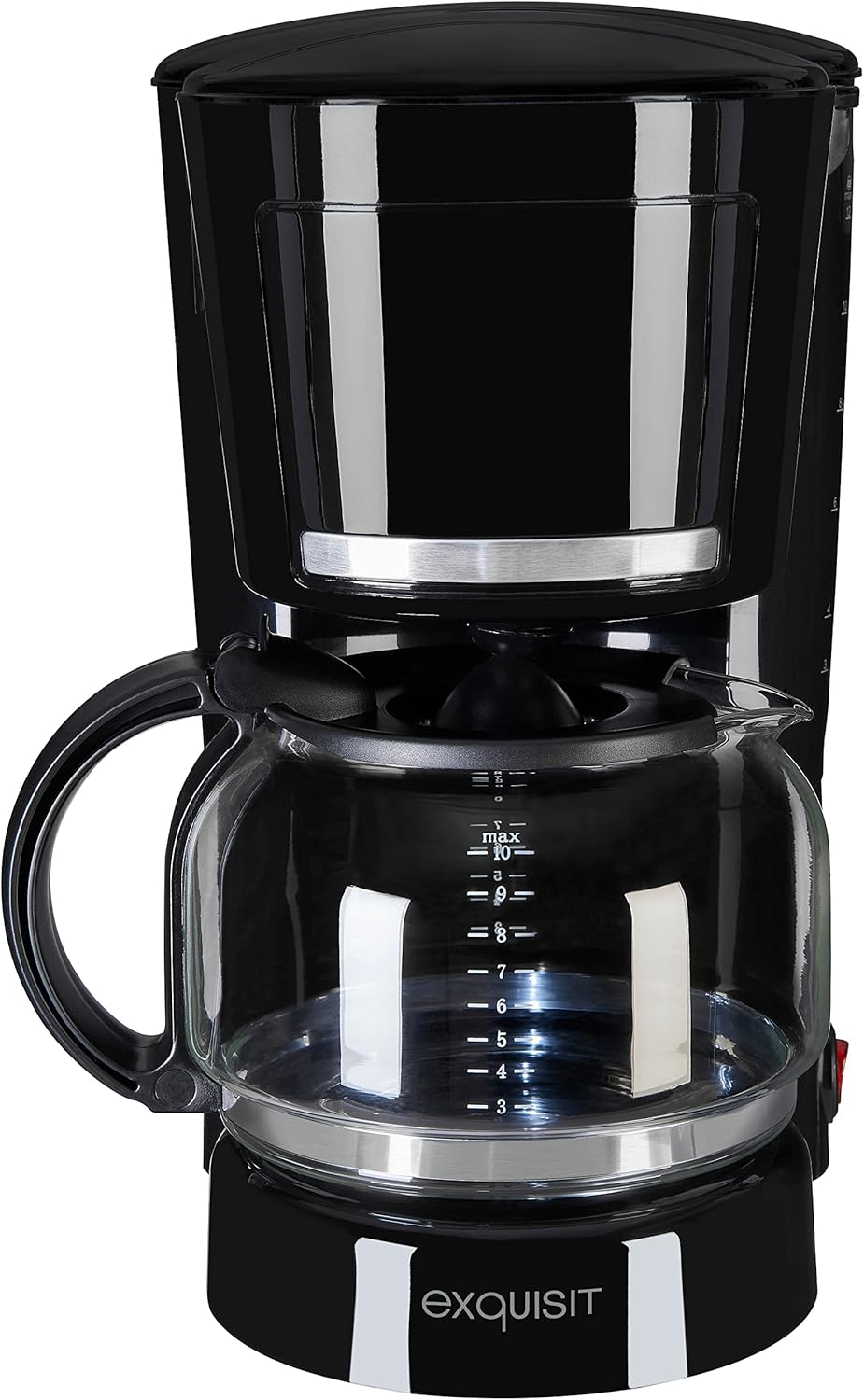 Exquisit Filterkaffemaschine KA 3102 swi | 12 Tassen Kaffee | 1x4 Filtergrösse | 870 Watt | Abschalt