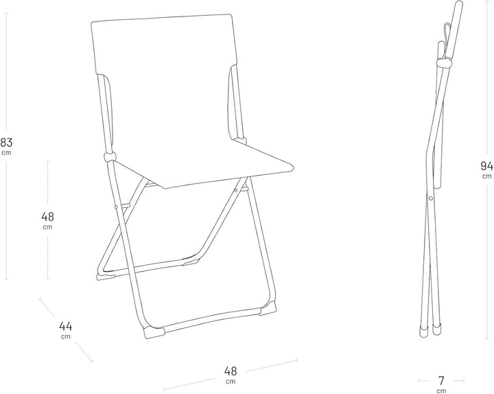 Lafuma Stuhl Balcony, Aluminium, Normal