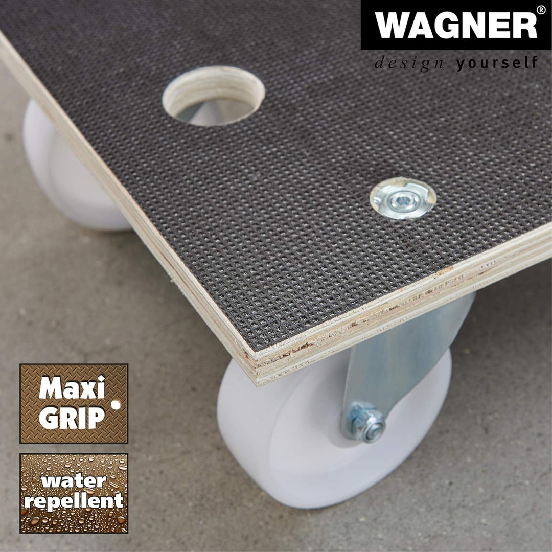 Wagner Transporthilfe MM 1111 I 57,5 x 30 x 13,5 cm - Tragkraft 400 kg - für schwer beladene Kisten,
