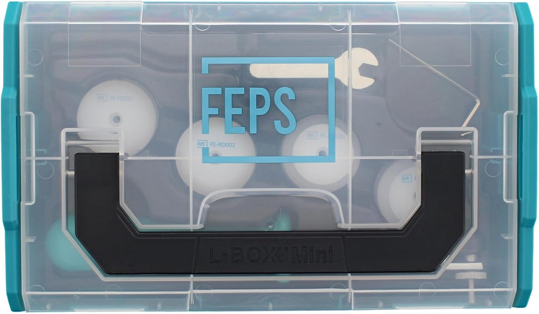 FEPS Tool Dichtungseinroller Sortimentsbox FE-BOX002 9 tlg. bestehend aus Handgriff FE-DE001 sowie 4