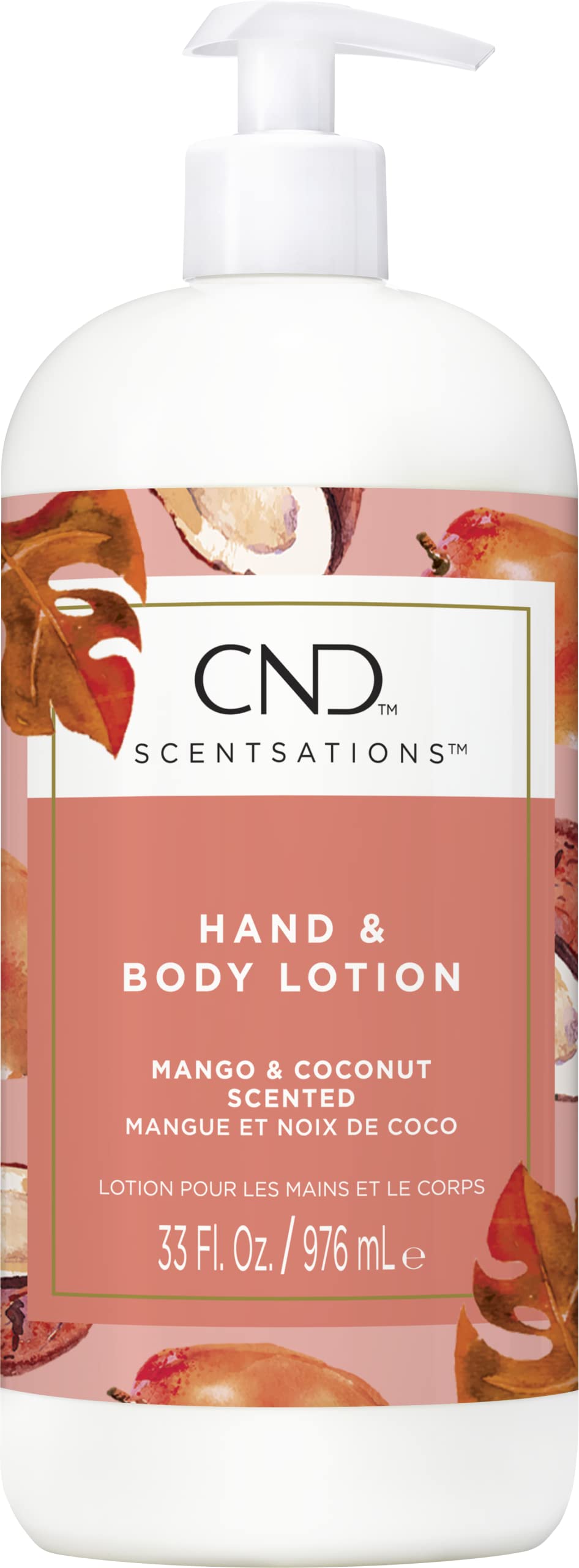 CND Hand- und Bodylotion Scentsations Mango und Coconut, 1er Pack (1 x 916 ml), 916 ml