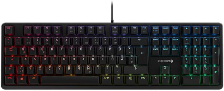 CHERRY G80-3000N RGB, Deutsches Layout, QWERTZ Tastatur, kabelgebundene Tastatur, mechanische Gaming