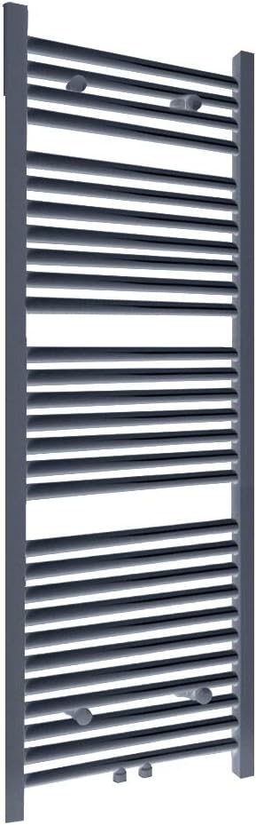 600 x 1500 mm Anthrazit mittelanschluss Badheizkörper handtuchhalter Heizkörper Handtuchwärmer Handt