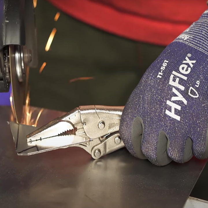 Ansell HyFlex 11-561 Schnittschutz-Handschuhe, Atmungsaktive Nitril-beschichtung, Höchste Weiterreis