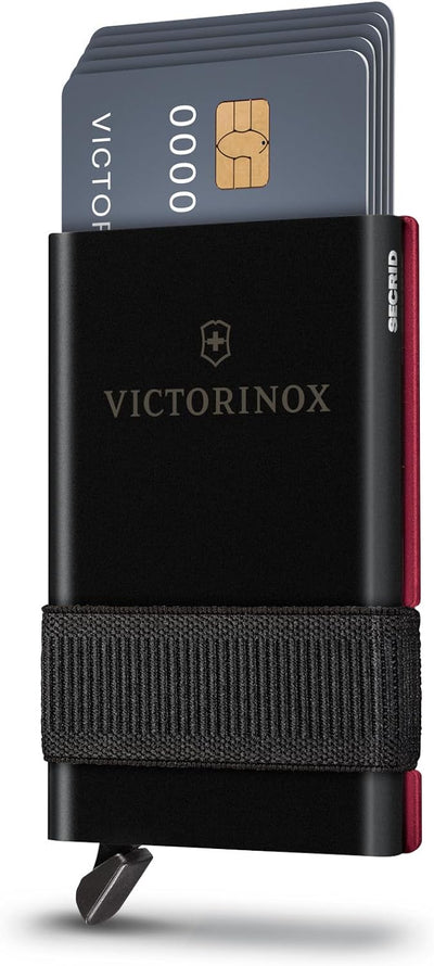 VICTORINOX Smart Card Wallet, 2 in 1 Portemonnaie mit Multitool, 10 Funktionen, Swiss Made, Kartenet