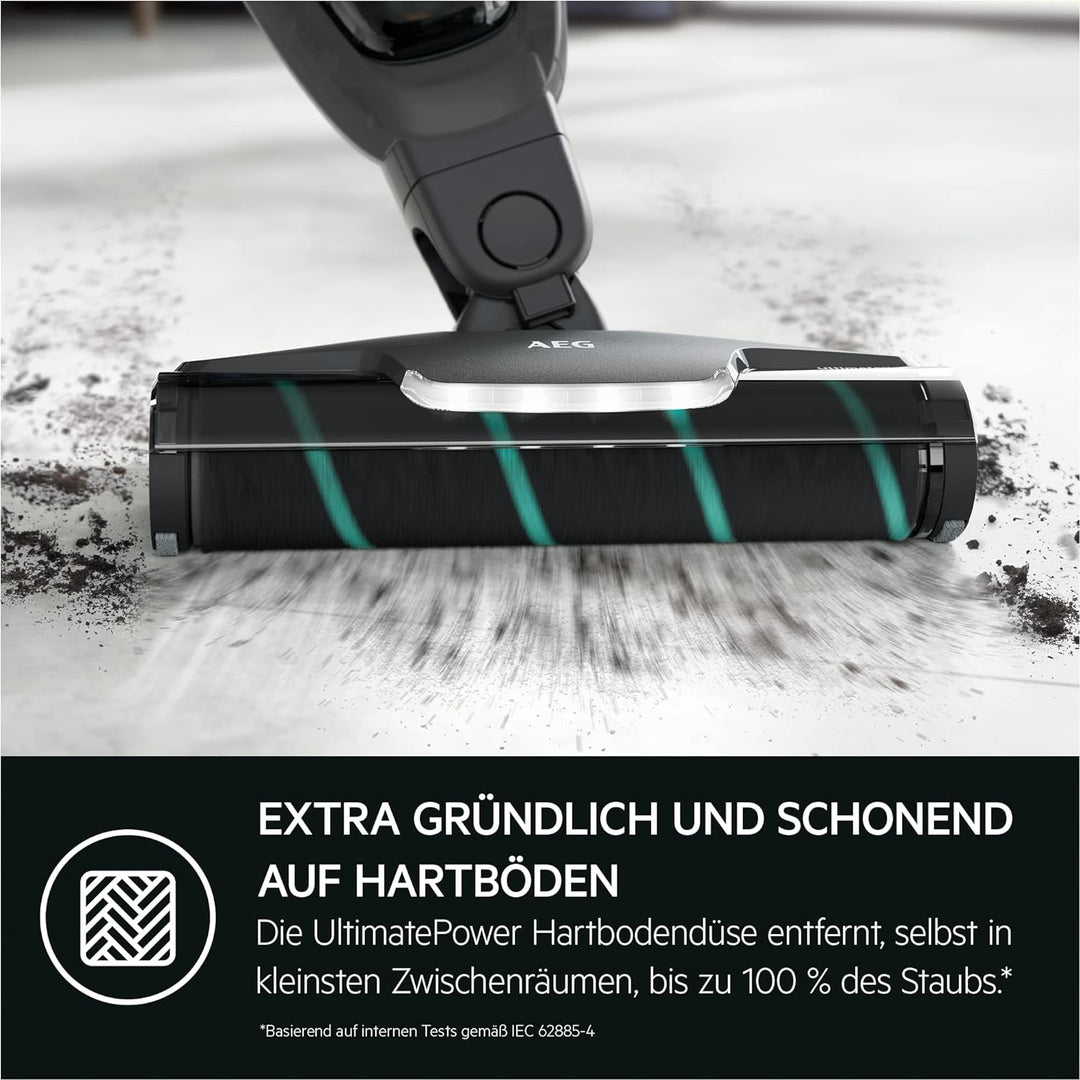 AEG HYGIENIC 5000 AS52HP25SH Akku-Staubsauger / 2in1 / angenehm leise 80 dB(A) / 58 % Recyclingmater