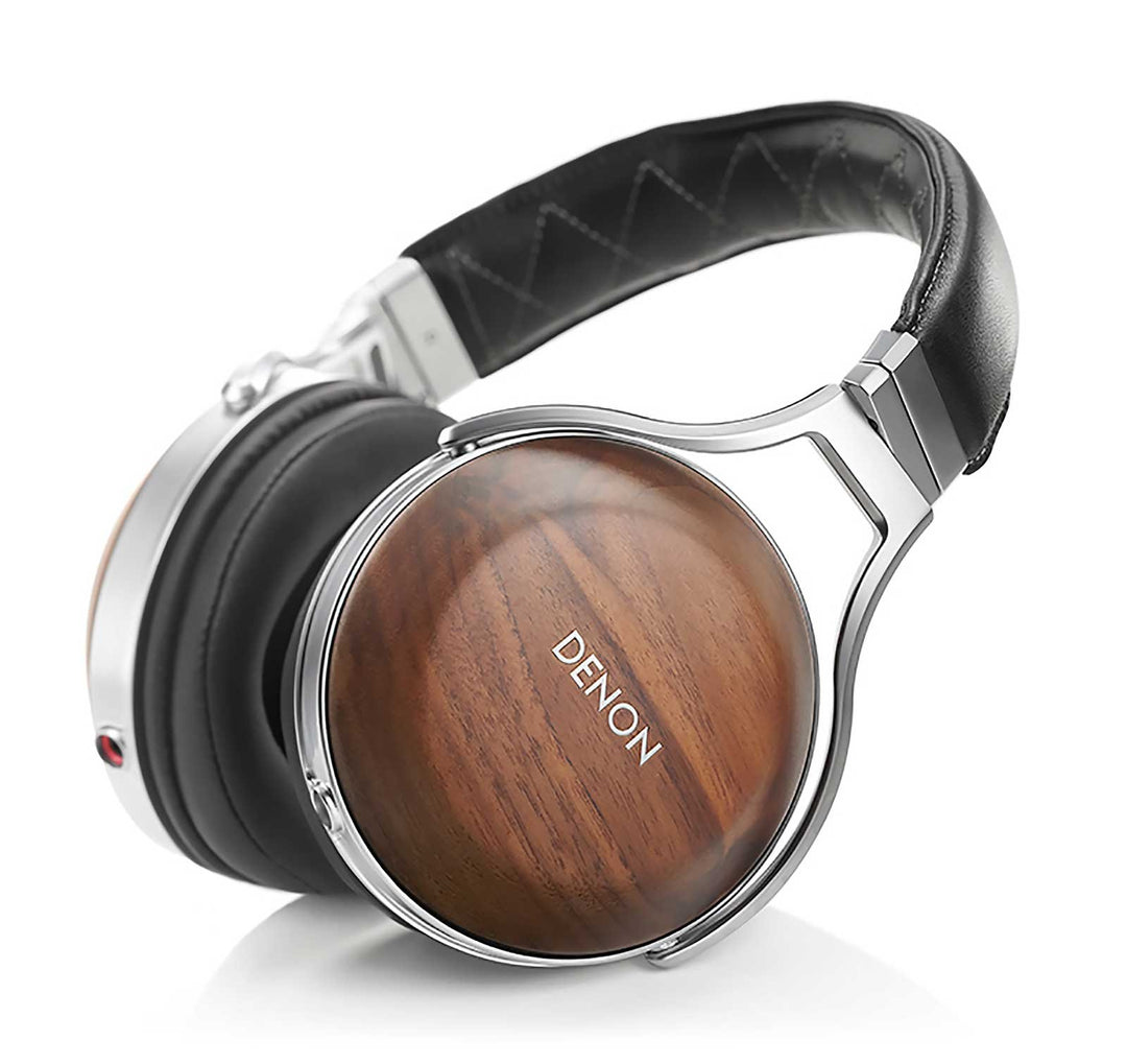 Denon AH-D7200 Premium Over Ear Kopfhörer mit Ohrschalen aus Walnussholz, HiFi-Kopfhörer, Hi-Res Aud