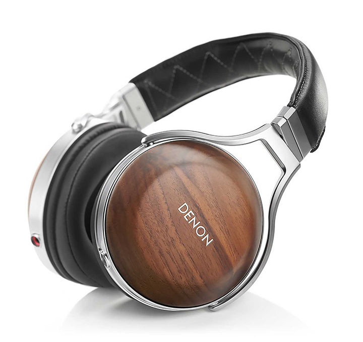 Denon AH-D7200 Premium Over Ear Kopfhörer mit Ohrschalen aus Walnussholz, HiFi-Kopfhörer, Hi-Res Aud