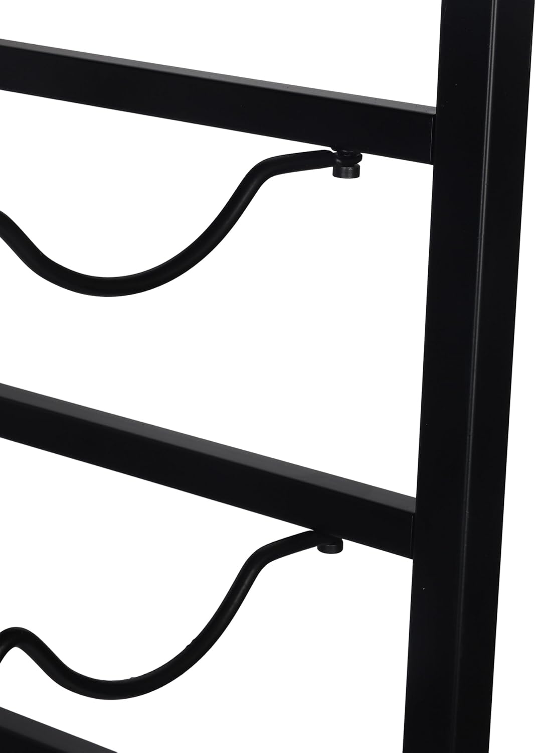 Relaxdays Weinregal, 30 Flaschen, Industrial, HBT: 88 x 59 x 30 cm, Weinhalter stehend, Weinflaschen