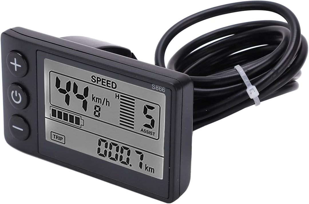 S866 Fahrradcomputer, LCD-Messgerät für Elektrische Fahrräder, 24 V 36 V 48 V Elektroroller-Bedienfe