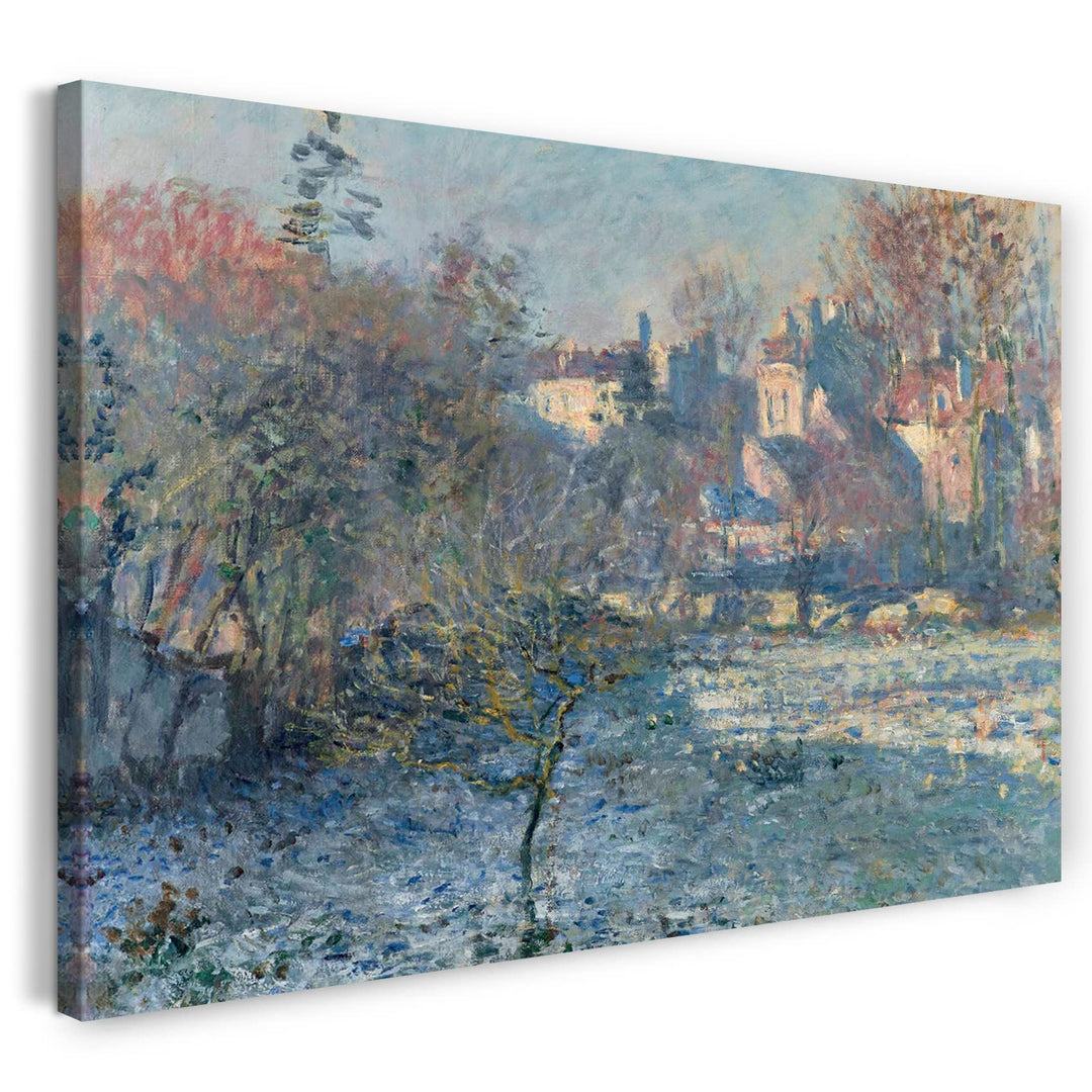 Printed Paintings Leinwand (80x60cm): Claude Monet - Frost 80x60 cm, 80x60 cm