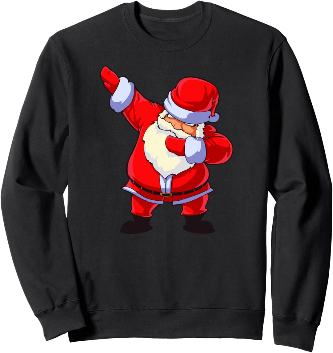 Dabbing Santa Shirt, Lustiger Dabbing Weihnachtsmann, Kostüm Sweatshirt