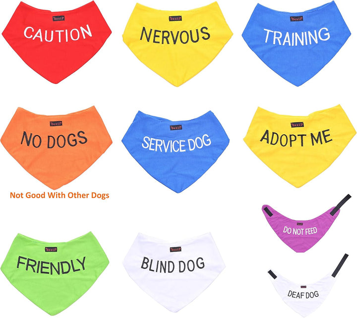 Nervous (Give Me Space) Hundegeschirr, farbcodiert, Nicht ziehend, vorne und hinten, D-Ring, gepolst