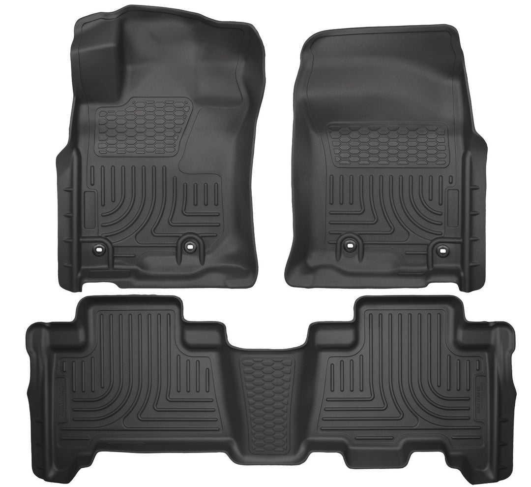 Husky Liners Front & 2 nd seat Floor Liners passend Schwarz Front & 2nd Row, Schwarz Front & 2nd Row