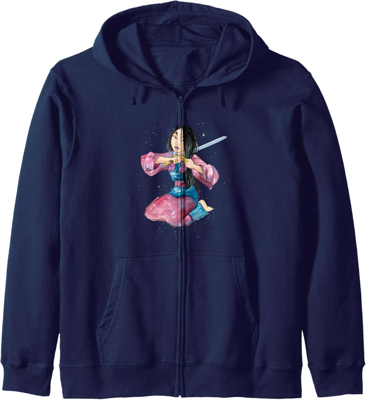 Disney Mulan First Cut Watercolor Pose Kapuzenjacke