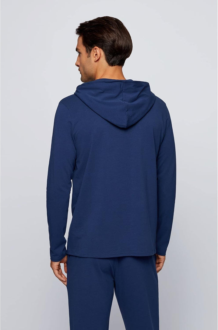 BOSS Hugo Herren Kapuzensweatshirt Freizeitshirt Identity LS-Shirt XXL Medium Blue424, XXL Medium Bl