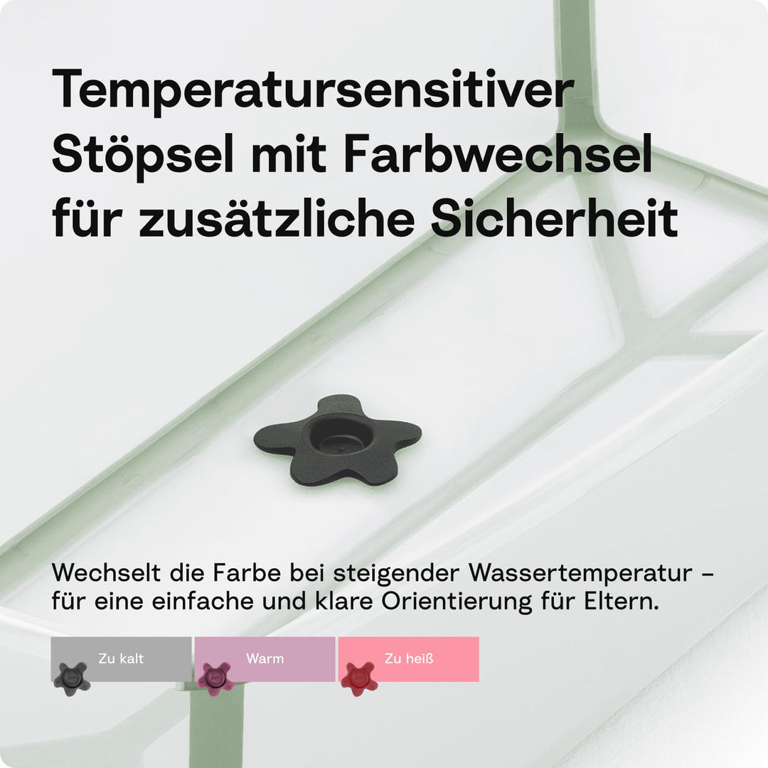 Stokke Flexi Bath, Lavender - 64 x 24 x 34 cm - Faltbare Babybadewanne für Neugeborene und Babys - L