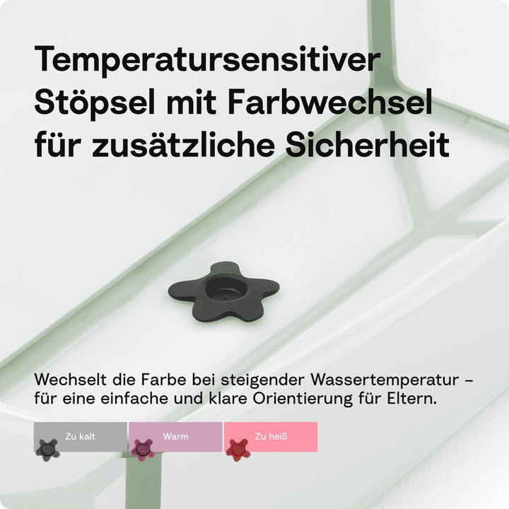 Stokke Flexi Bath, Lavender - 64 x 24 x 34 cm - Faltbare Babybadewanne für Neugeborene und Babys - L