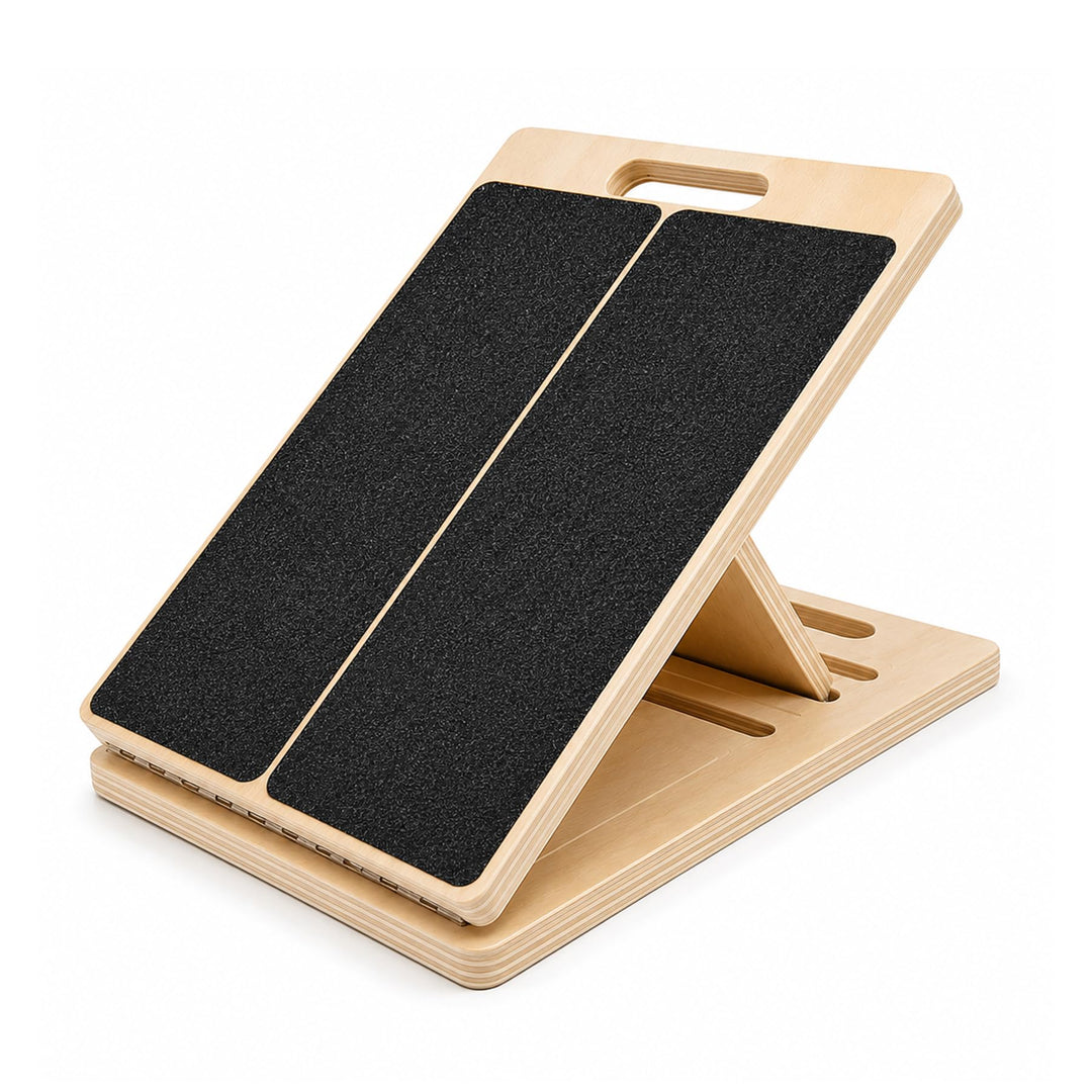 2025 Neu Portable Wooden Slant Board Mit Griff,Einstellbarer Anti-Rutsch Geneigte Schrägbrett(5 Wink