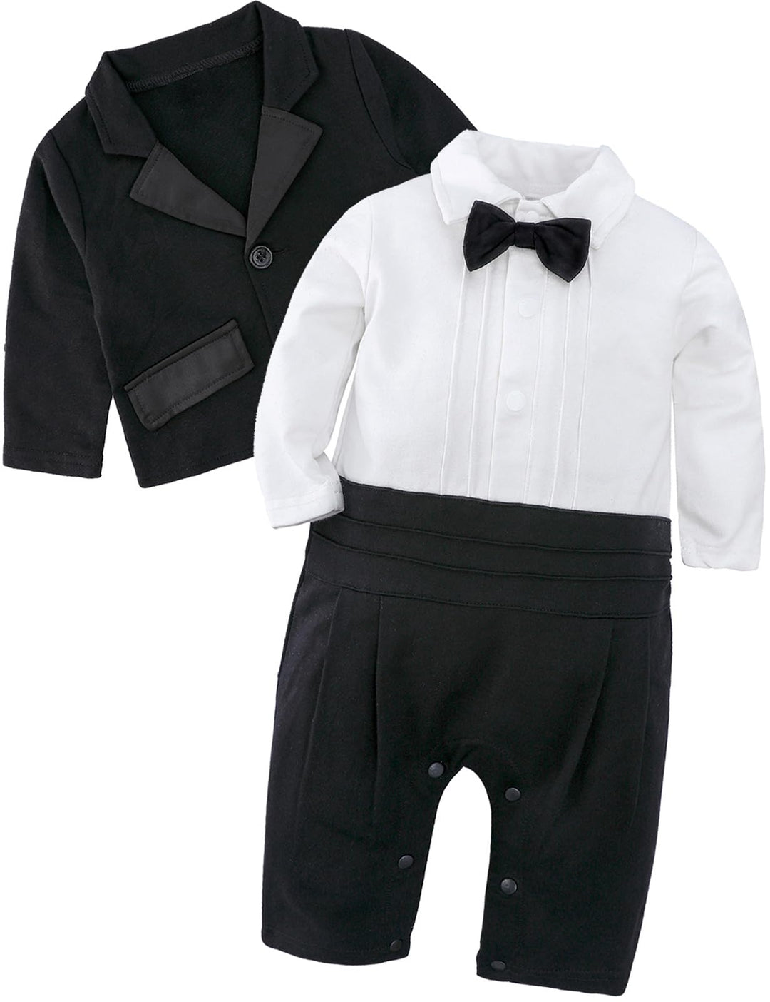 mintgreen Baby Junge Gentleman Strampler, 2pcs Anzug Set Hochzeit Outfit mit Mantel, 6-24 Monate Sch