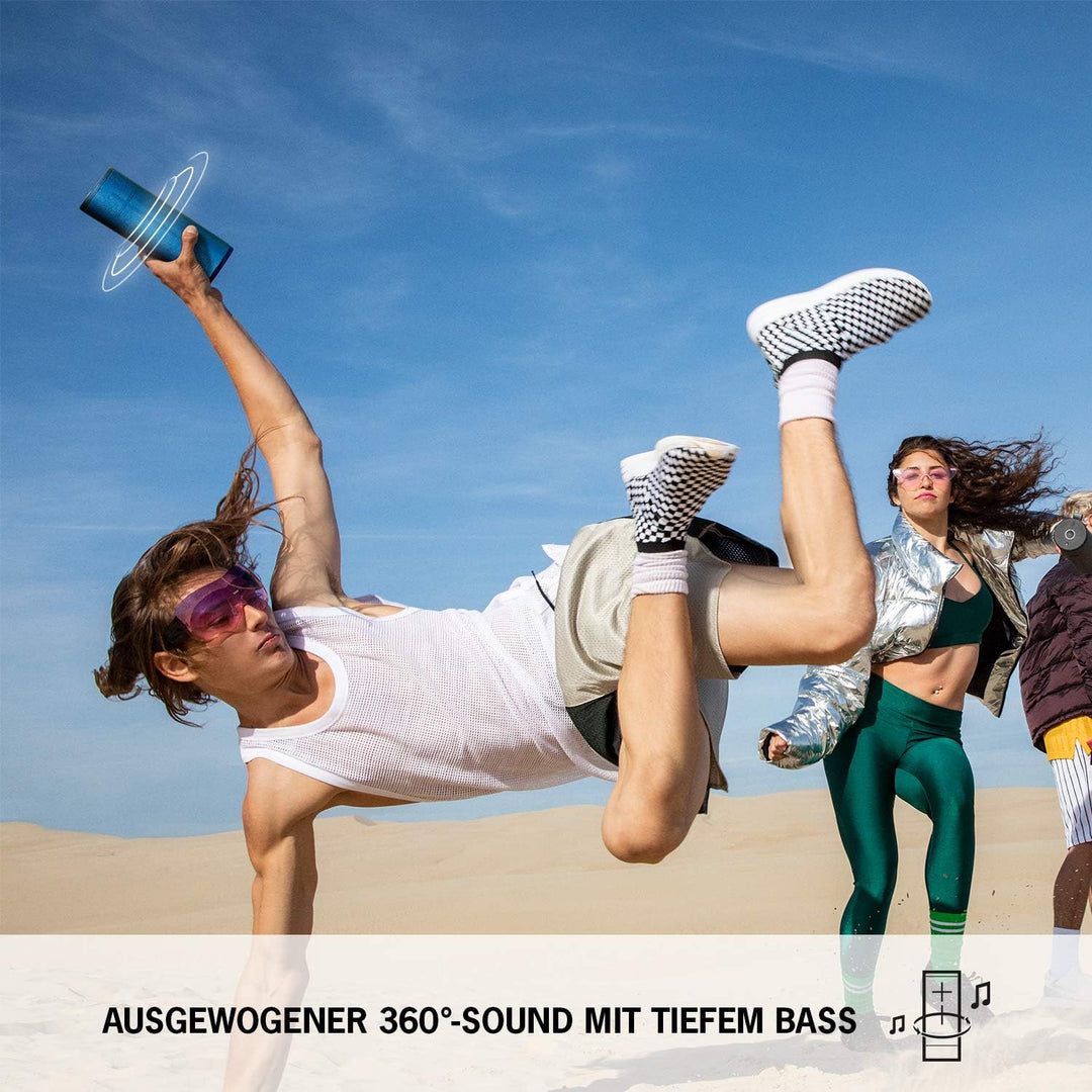 Ultimate Ears BOOM 3 Wireless Bluetooth-Lautsprecher, fetter Sound + tiefer Bass, Bluetooth, Magic B